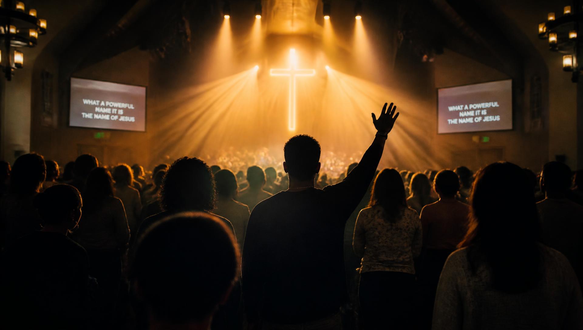 Evening worship gathering